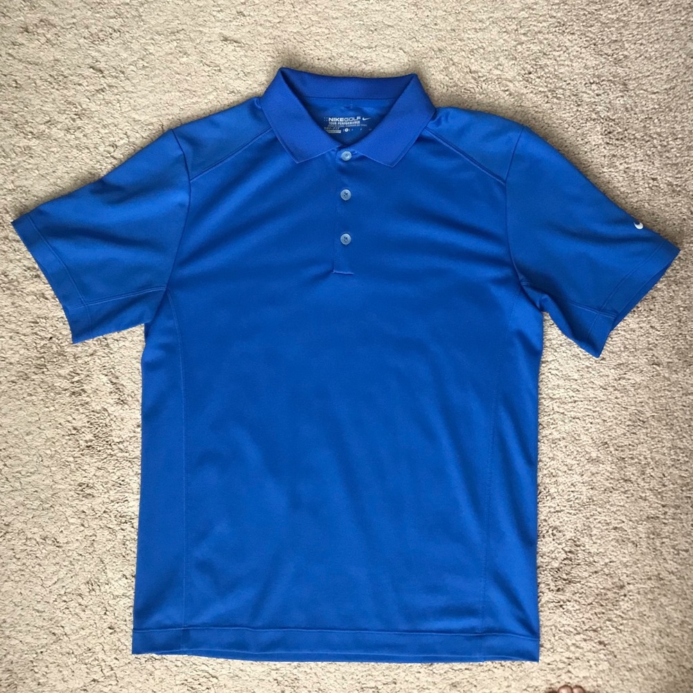 Nike Blue Dri-Fit Polo